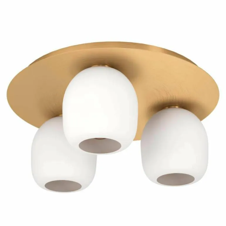 Plafonnier Eglo MANZANARES Or, Laiton, 3 lumières