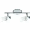 Plafonnier Eglo ORVIETO LED Chrome, 2 lumières