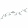 Plafonnier Eglo ORVIETO LED Chrome, 6 lumières