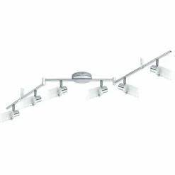 Plafonnier Eglo ORVIETO LED Chrome, 6 lumières