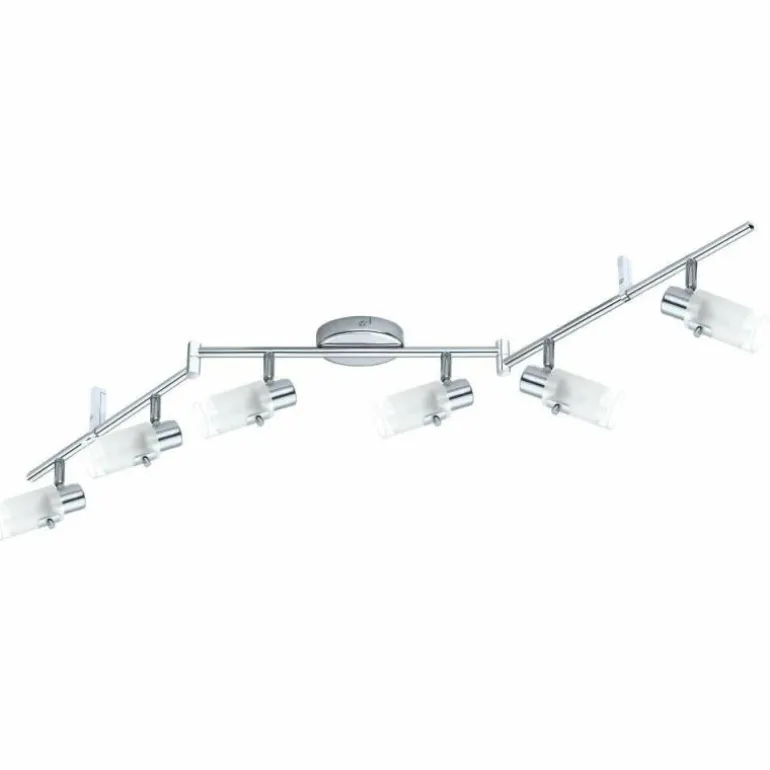 Plafonnier Eglo ORVIETO LED Chrome, 6 lumières