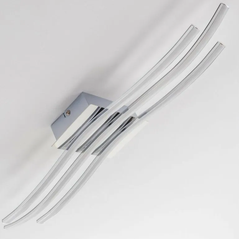 Plafonnier Eglo Roncade LED Chrome, 3 lumières