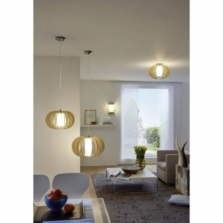 Plafonnier Eglo STELLATO 1 Nickel mat, 1 lumière