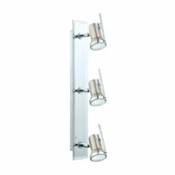Plafonnier Eglo TAMARA LED Chrome, Nickel mat, 3 lumières