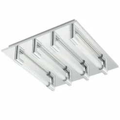 Plafonnier Eglo VELARDE LED Chrome, 4 lumières