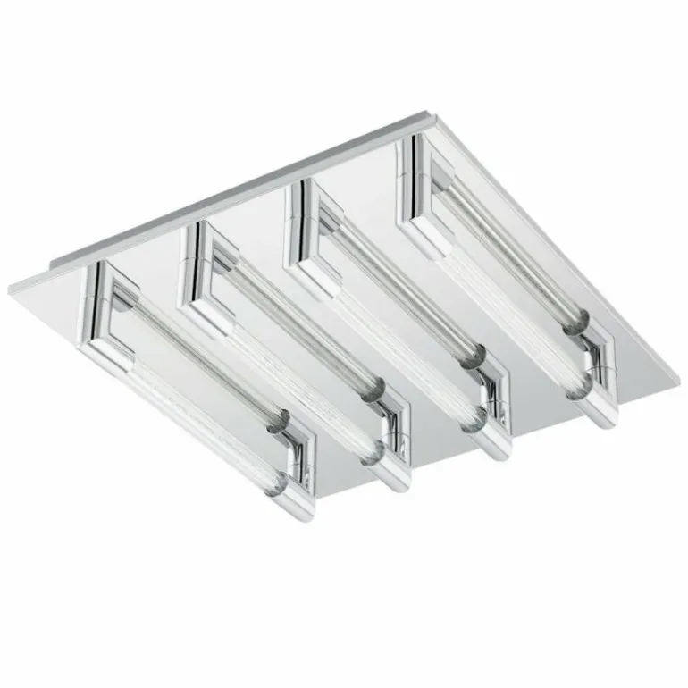 Plafonnier Eglo VELARDE LED Chrome, 4 lumières