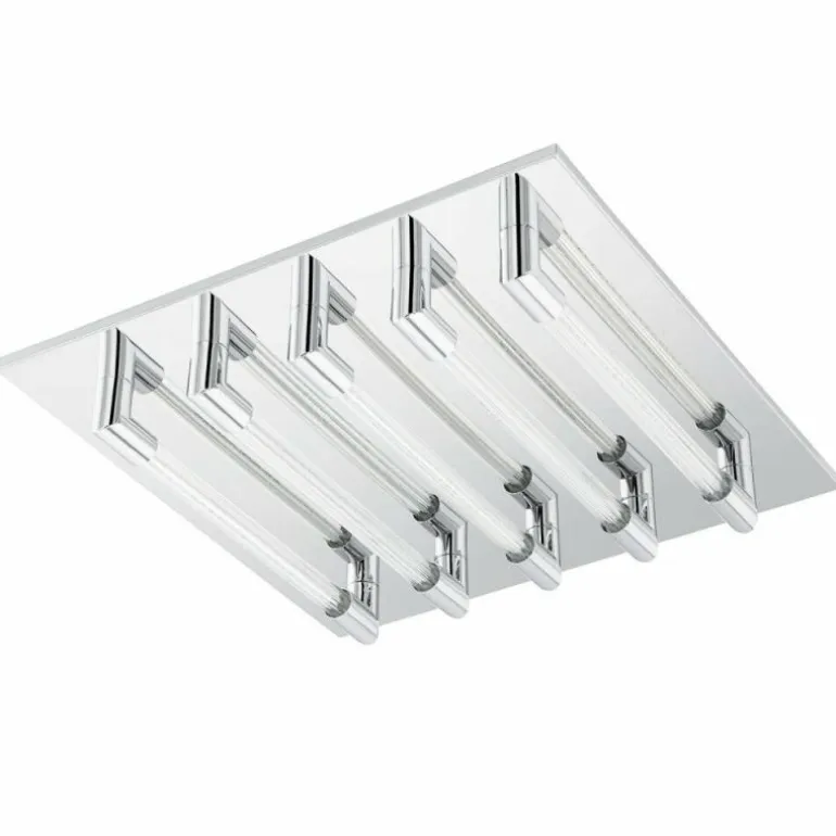 Plafonnier Eglo VELARDE LED Chrome, 5 lumières