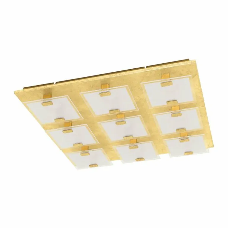 Plafonnier Eglo VICARO LED Or, 9 lumières