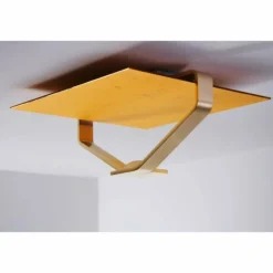 Plafonnier Elesi Luce LED Or, 1 lumière