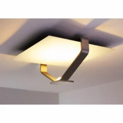 Plafonnier Elesi Luce LED Argenté, 1 lumière