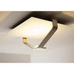 Plafonnier Elesi Luce LED Argenté, 1 lumière