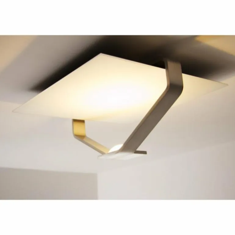 Plafonnier Elesi Luce LED Argenté, 1 lumière