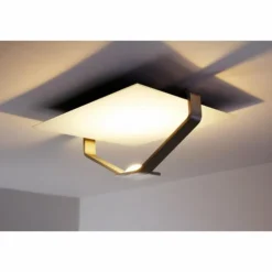 Plafonnier Elesi Luce LED Argenté, 1 lumière