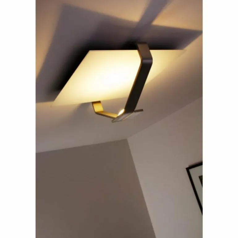 Plafonnier Elesi Luce LED Argenté, 1 lumière