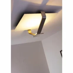 Plafonnier Elesi Luce LED Argenté, 1 lumière