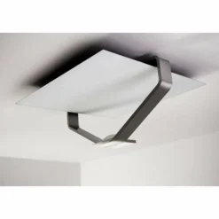 Plafonnier Elesi Luce LED Argenté, 1 lumière