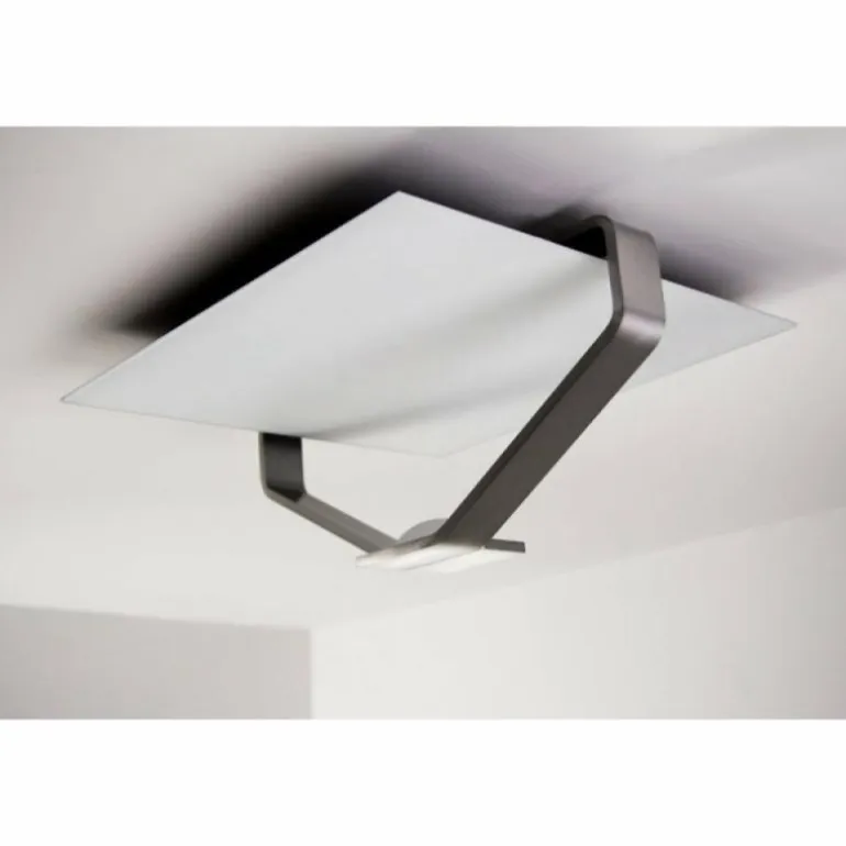 Plafonnier Elesi Luce LED Argenté, 1 lumière