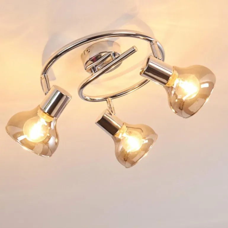 Plafonnier Esberg Chrome, 3 lumières