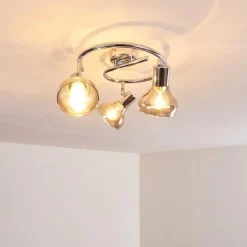 Plafonnier Esberg Chrome, 3 lumières