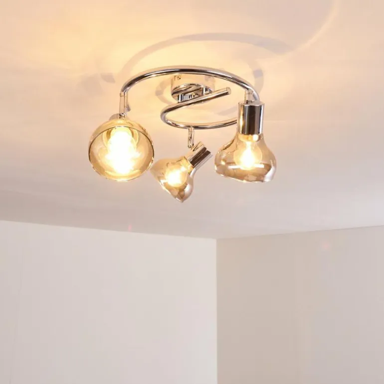 Plafonnier Esberg Chrome, 3 lumières