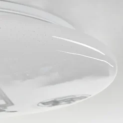 Plafonnier Esgos LED Blanc, 1 lumière, Télécommandes