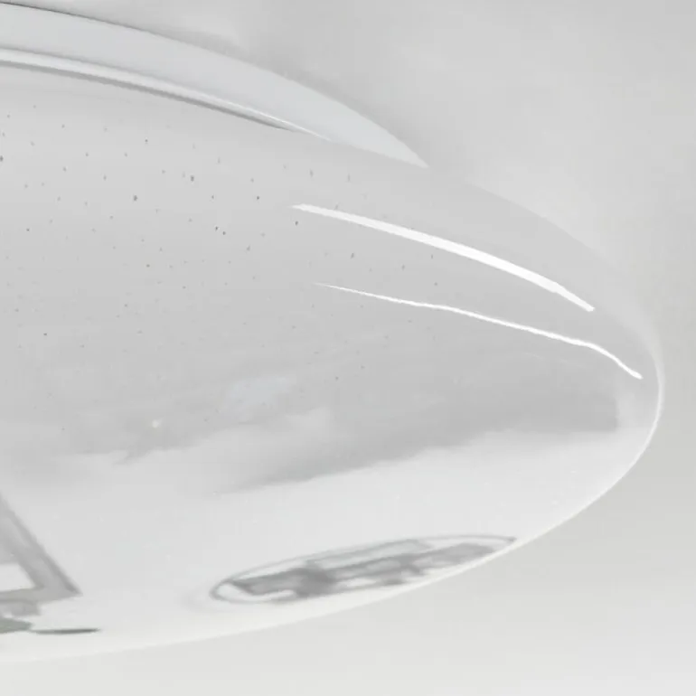 Plafonnier Esgos LED Blanc, 1 lumière, Télécommandes