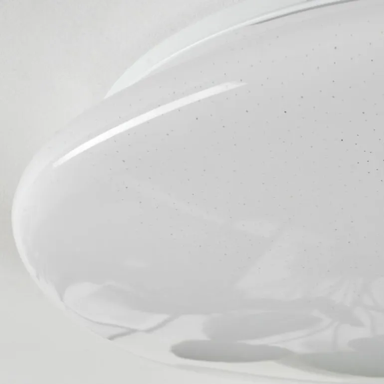 Plafonnier Esgos LED Blanc, 1 lumière, Télécommandes