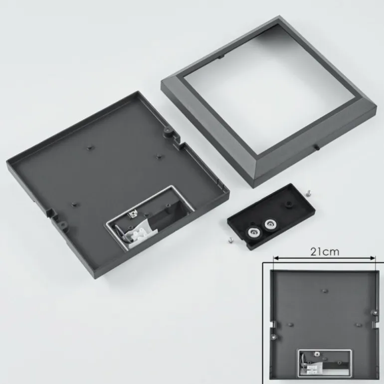 plafonnier extérieur Alkmaar LED Anthracite, 1 lumière