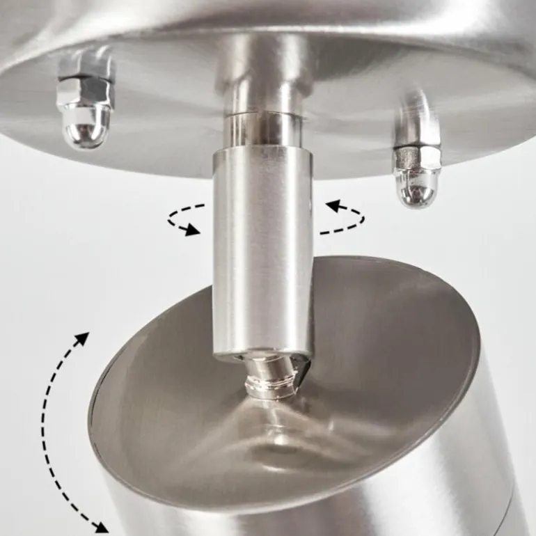 plafonnier extérieur Bessiebelle Acier inoxydable, Blanc, 1 lumière