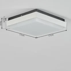 plafonnier extérieur Gomero LED Anthracite, Blanc, 1 lumière