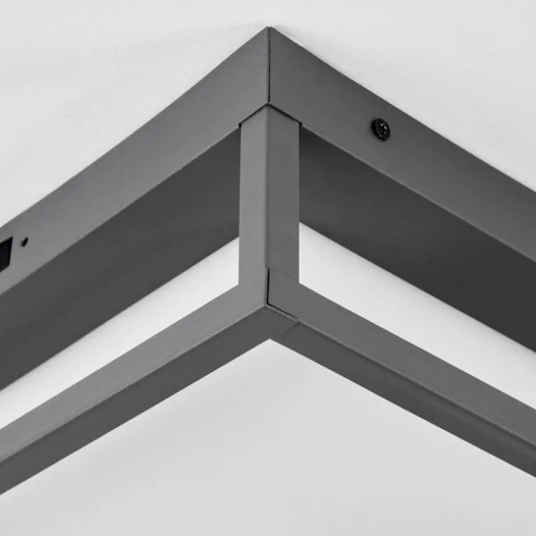 plafonnier extérieur Nonza LED Anthracite, 1 lumière