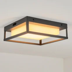plafonnier extérieur Nonza LED Anthracite, 1 lumière