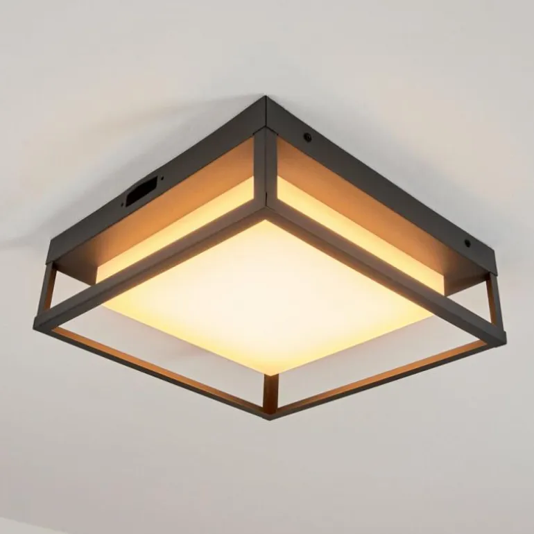 plafonnier extérieur Nonza LED Anthracite, 1 lumière