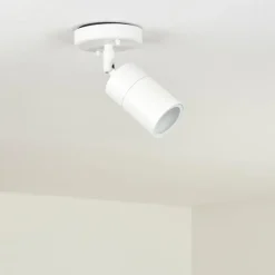 plafonnier extérieur Aketohoin LED Blanc, 1 lumière