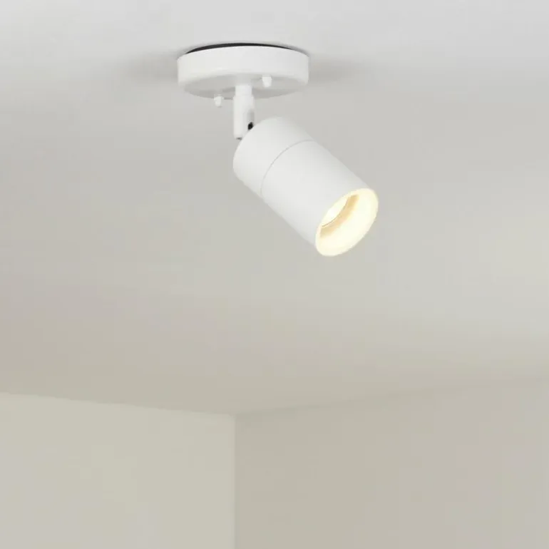 plafonnier extérieur Aketohoin LED Blanc, 1 lumière