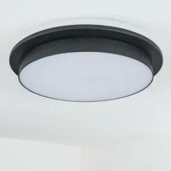 plafonnier extérieur Caucete LED Noir, 1 lumière