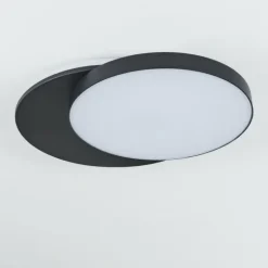 plafonnier extérieur Caucete LED Noir, 1 lumière