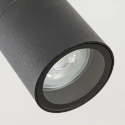plafonnier extérieur Corneda Noir, 1 lumière