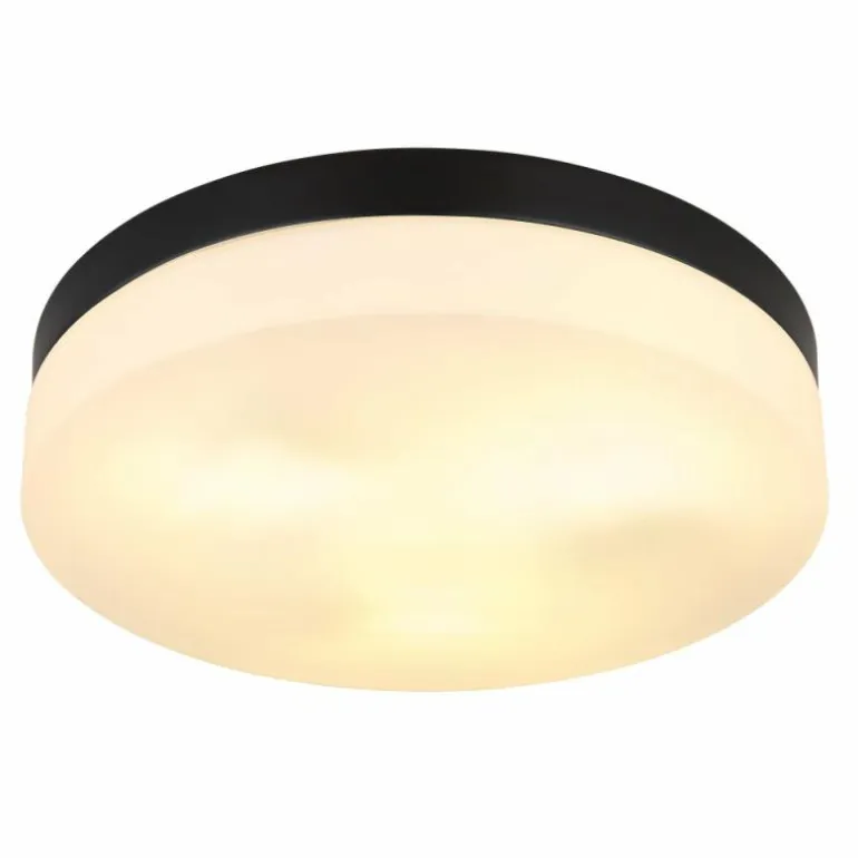 plafonnier extérieur Globo VRANOS Noir, 3 lumières