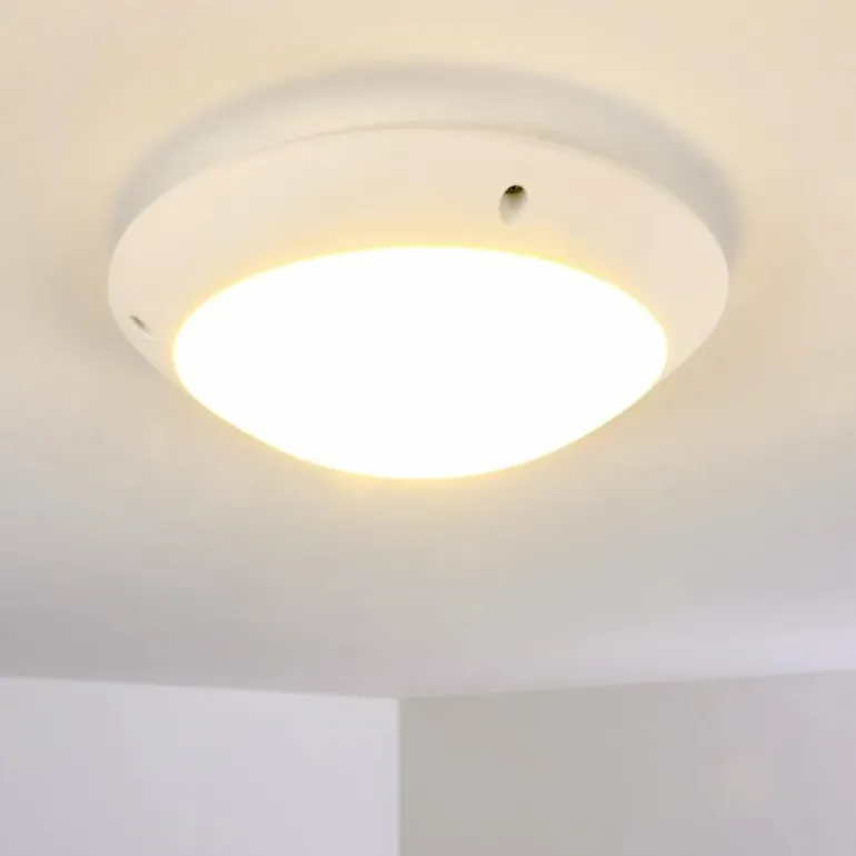 plafonnier extérieur Grafton Blanc, 1 lumière
