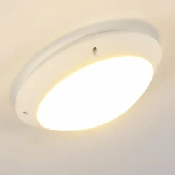 plafonnier extérieur Grafton Blanc, 1 lumière
