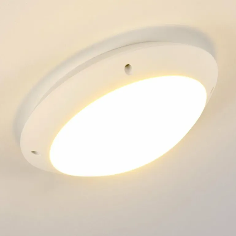 plafonnier extérieur Grafton Blanc, 1 lumière