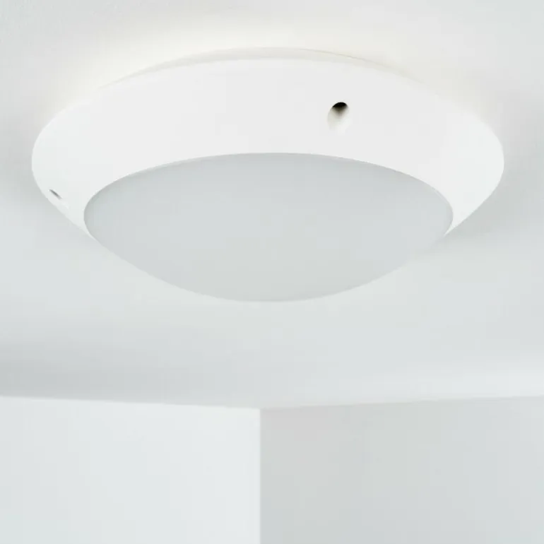 plafonnier extérieur Grafton Blanc, 1 lumière