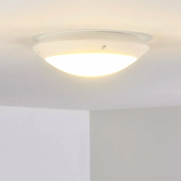 plafonnier extérieur Grafton Blanc, 1 lumière