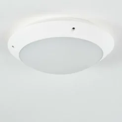 plafonnier extérieur Grafton Blanc, 1 lumière