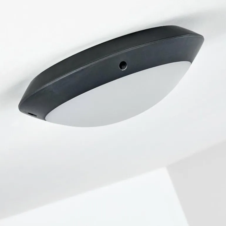 plafonnier extérieur Grafton Anthracite, 1 lumière