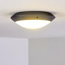 plafonnier extérieur Grafton Anthracite, 1 lumière