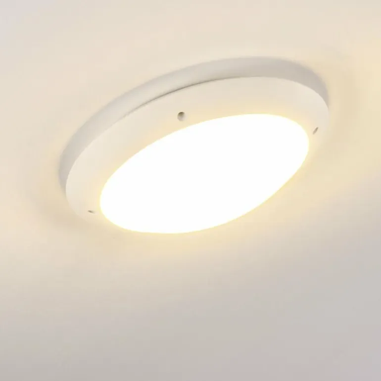 plafonnier extérieur Grafton Blanc, 2 lumières