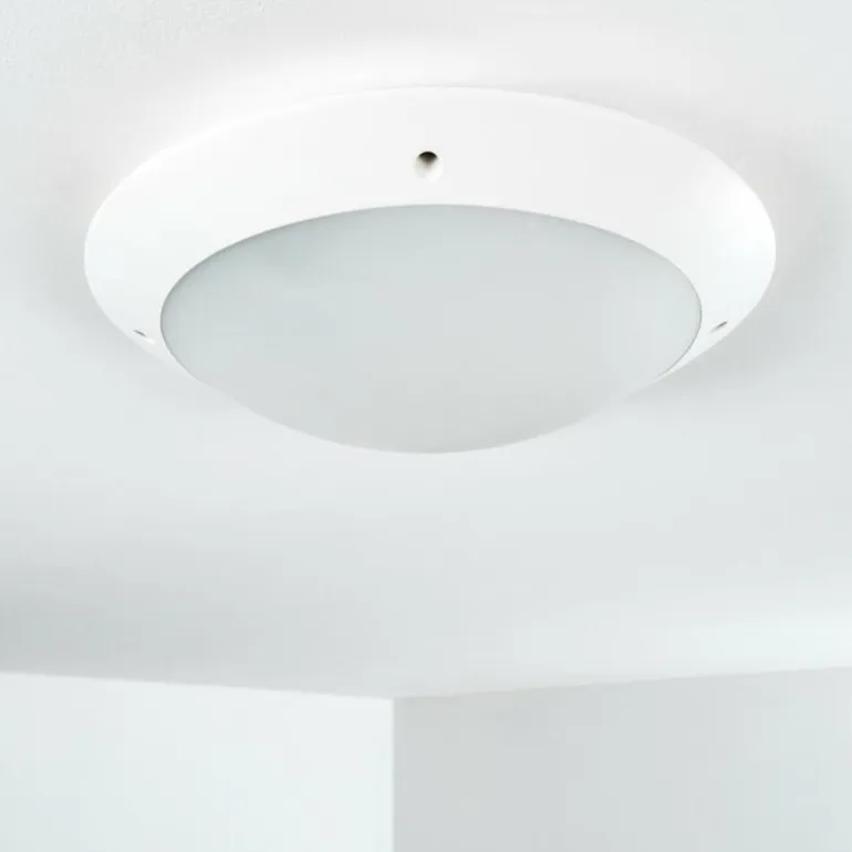 plafonnier extérieur Grafton Blanc, 2 lumières