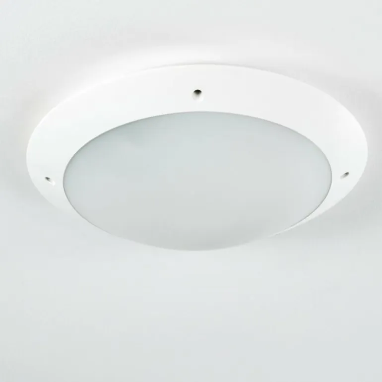 plafonnier extérieur Grafton Blanc, 2 lumières